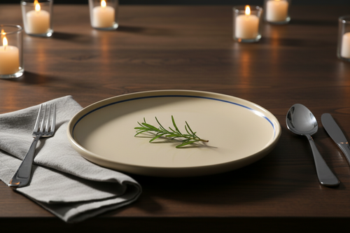 10" Dinner Plate – Fine Dining Lifestyle Photo