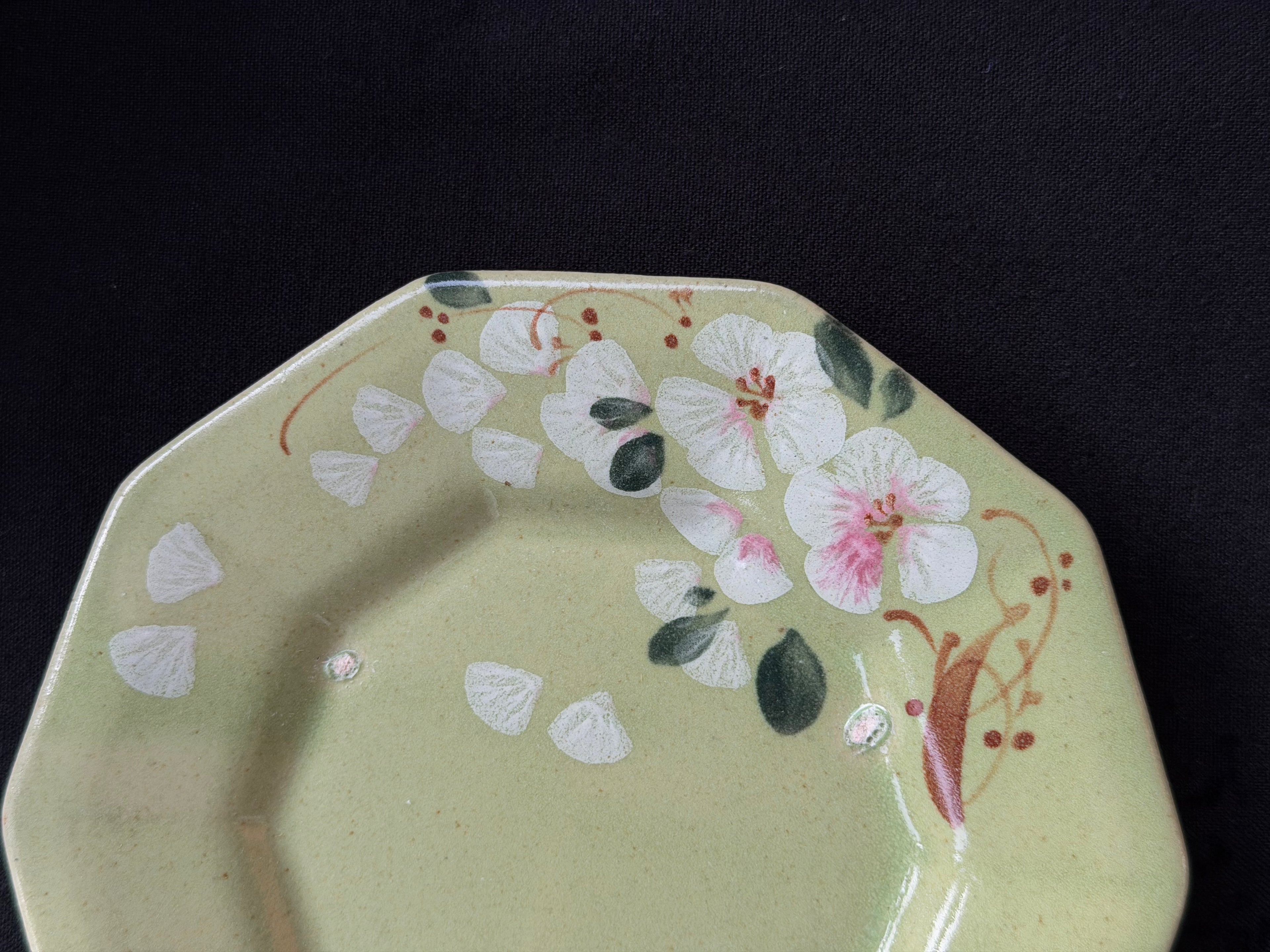Octagon Flower 6" Plate