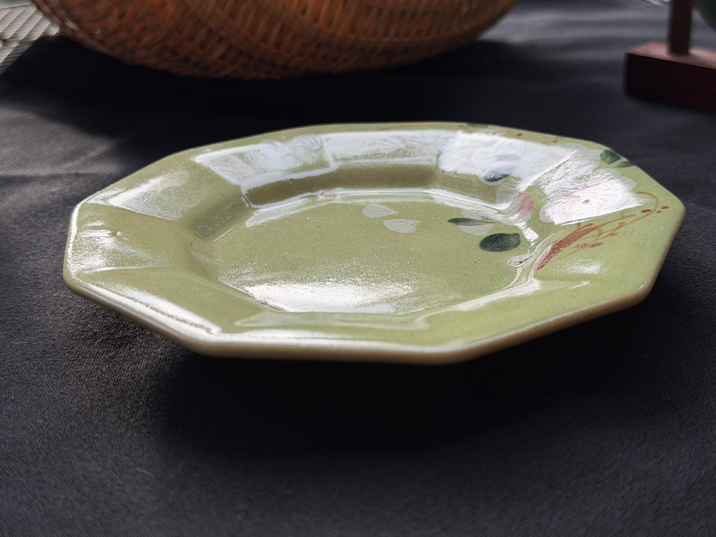 Octagon Flower 6" Plate