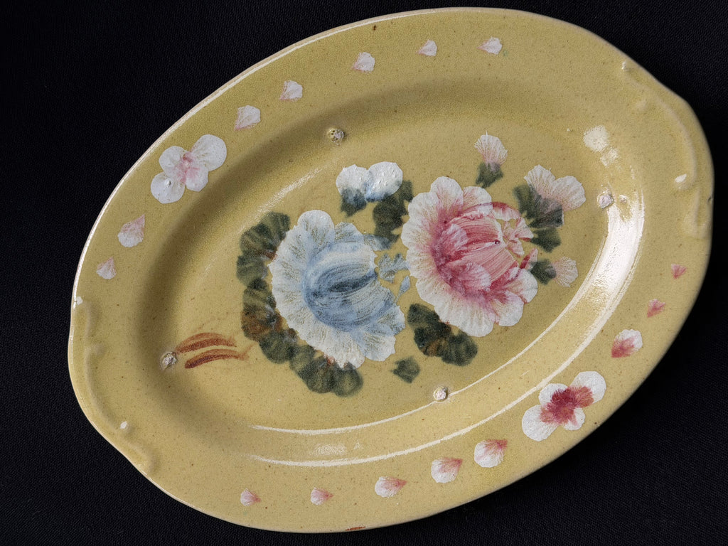Oval Flower 8" Plate