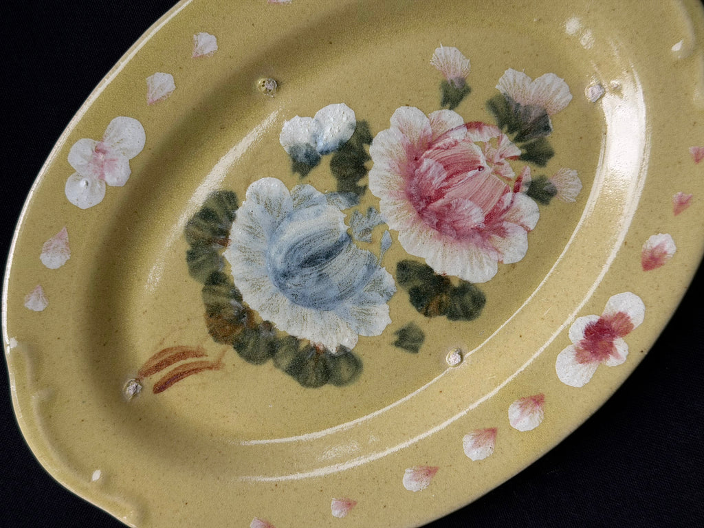 Oval Flower 8" Plate