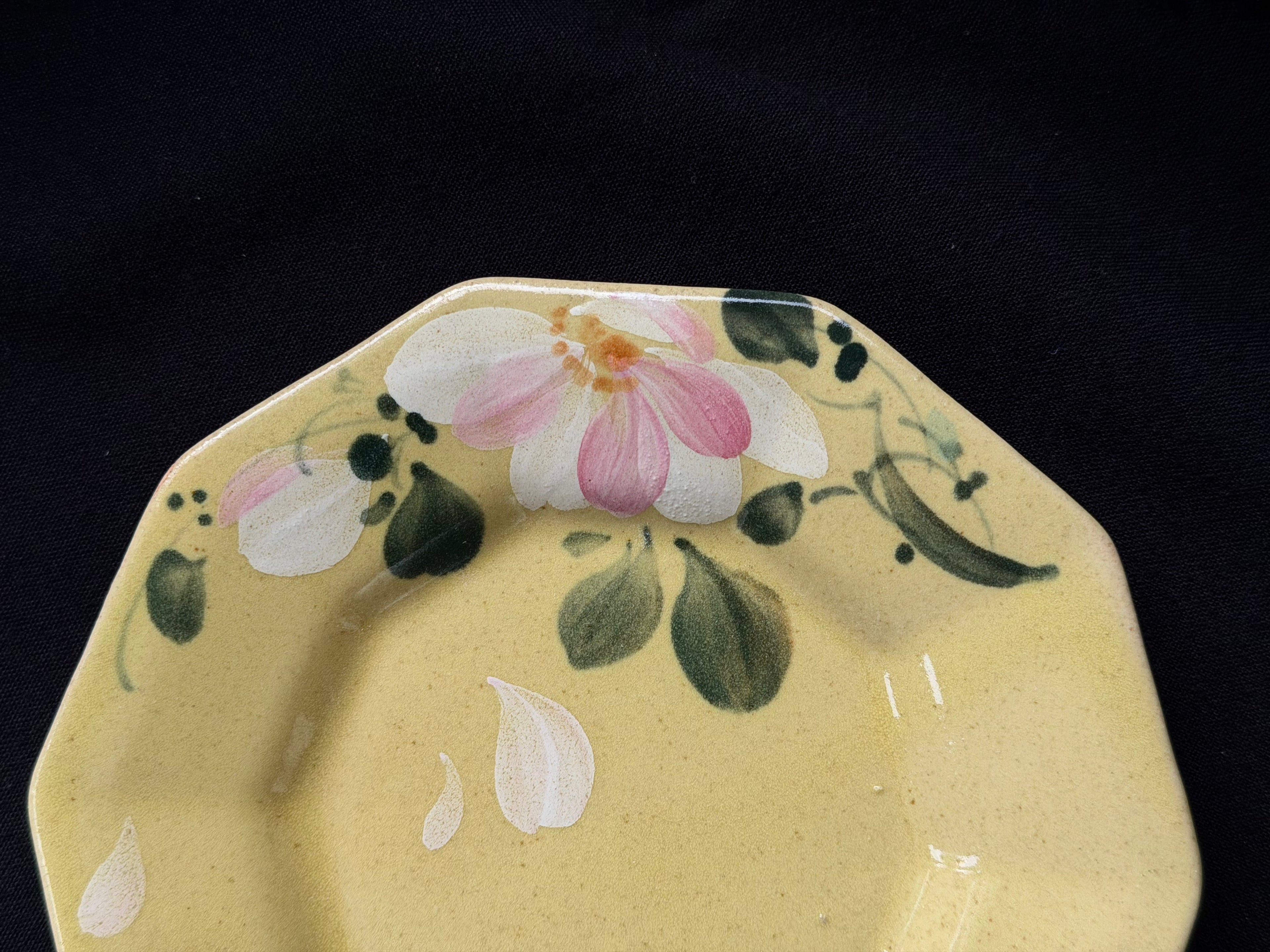 Octagon Flower 6" Plate