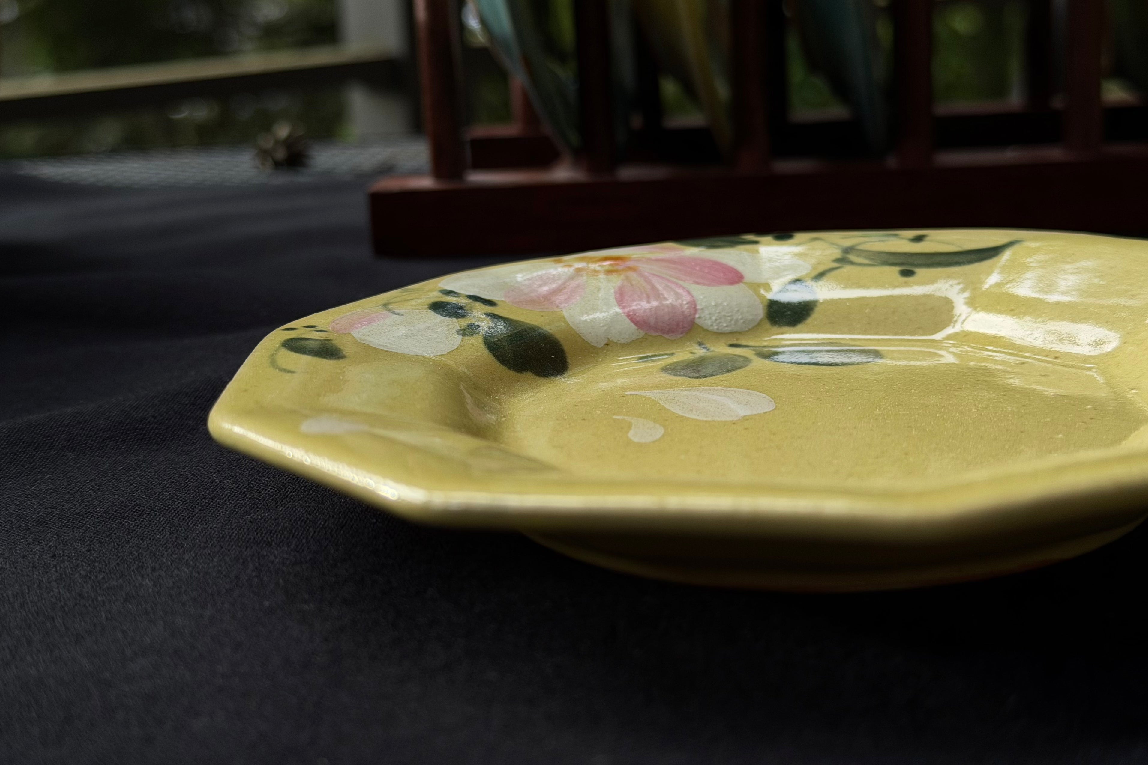 Octagon Flower 6" Plate