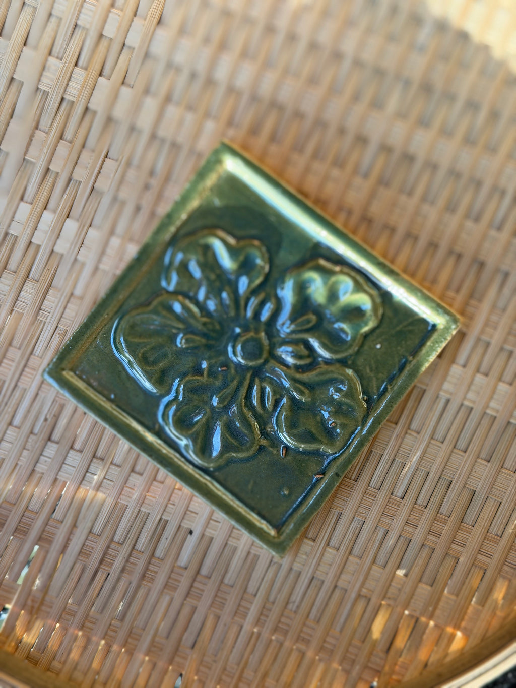 Flower Tile Coaster