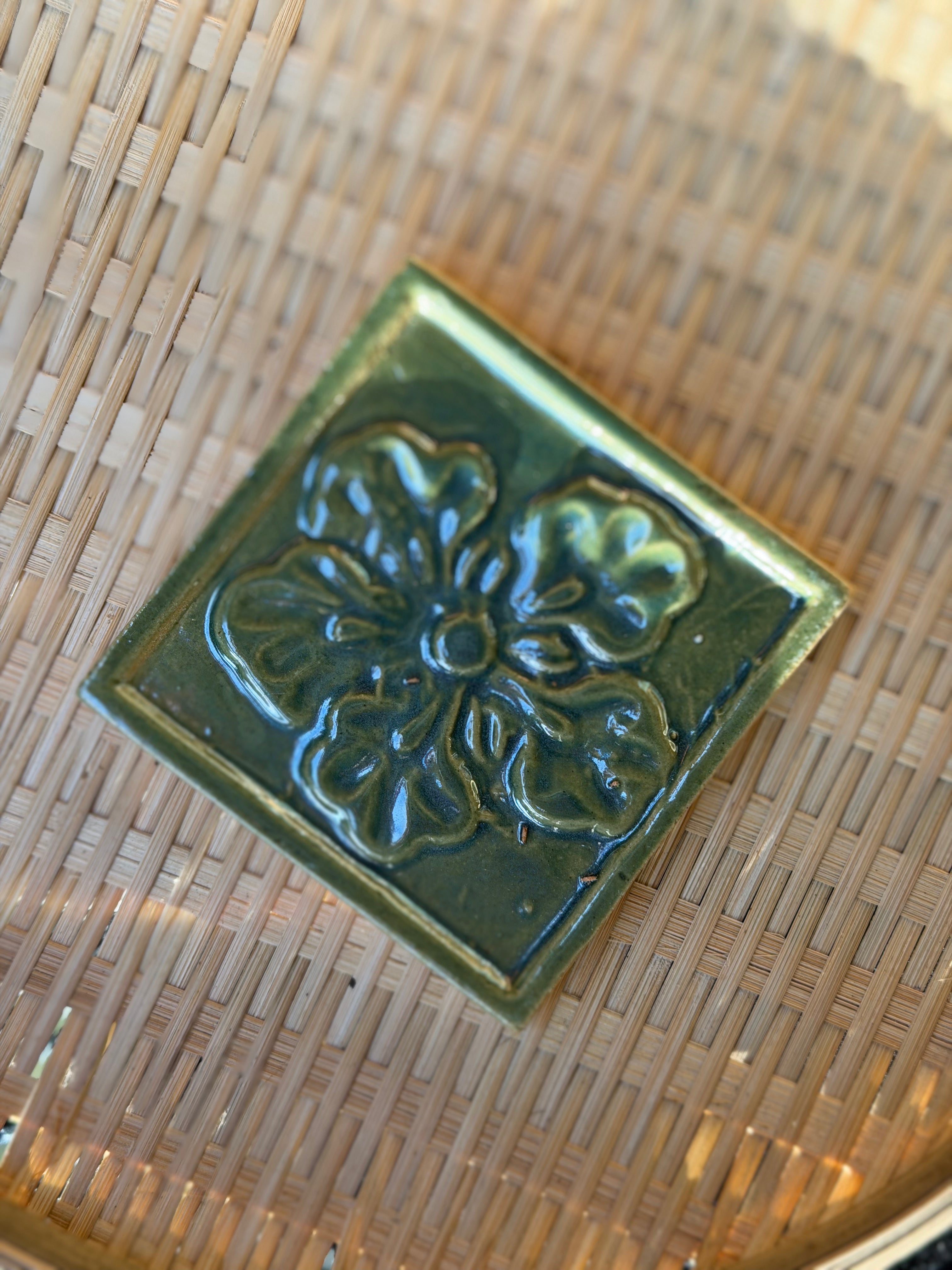 Flower Tile Coaster
